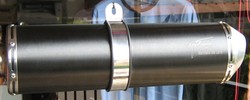 Silencieux Agostini inox noir