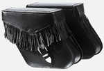 Sacoches cuir franges n�6  8,5L