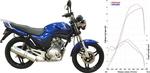 YBR125 Ninja Progun ovale alu