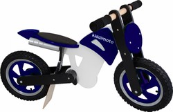 SCRAMBLER BLEU, NOIR ET BLANC