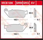 Plaquettes Av VT1100 C2 Lucas
