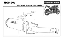 BOS MIDGET HYPER INOX Look carb