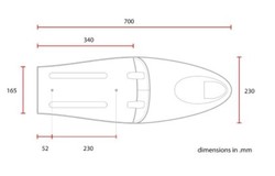 Selle CRT2 noire semi-couverte