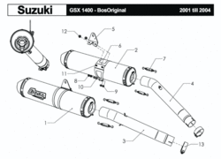 2 Silencieux BOS inox