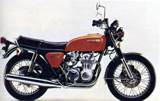 moto honda 550 four